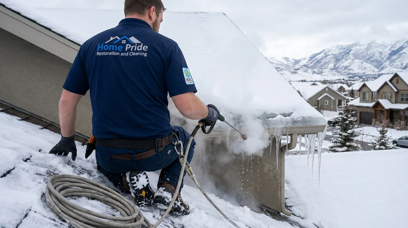 Ice Dam Removal in Park City: How to Stop Roof Leaks Before They Flood Your Home