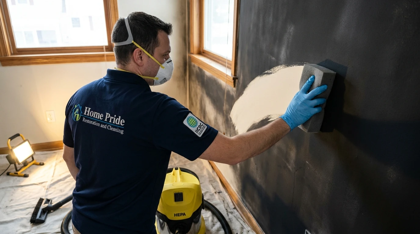 How to Clean Soot Off Walls After a Fire (and When to Call a Pro)